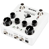 NUX Ace of Tone Dual Overdrive Effects Pedal White