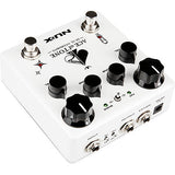 NUX Ace of Tone Dual Overdrive Effects Pedal White