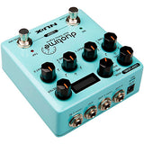 NUX Duotime Dual Delay Engine Effects Pedal Blue