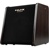 NUX Stageman II AC-80 80W 2-Channel Modeling Acoustic Guitar Amp With Bluetooth Brown