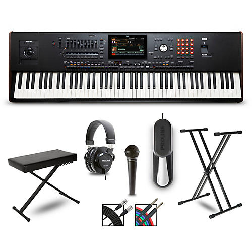 KORG Pa5X 88-Key Arranger With Stand and Pedal