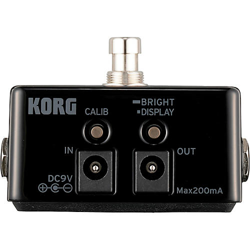 KORG Pitchblack X Pedal Tuner Black