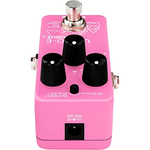 NUX NCH-4 UKIYO-E Mini Pedal with Three Vintage Chorus Models Effects Pedal Pink