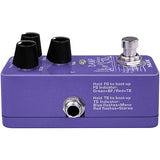 NUX NRV-3 Damp Mini Pedal with Three Classic Reverb Models Effects Pedal Blue