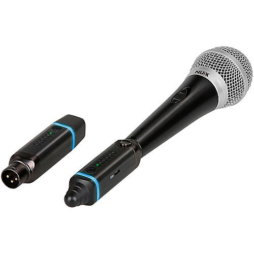 NUX B-3 Plus Wireless Mic System Bundle With Dynamic Mic, Clip, Adapter Cable and Hot Shoe Black