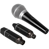 NUX B-3 Plus Wireless Mic System Bundle With Dynamic Mic, Clip, Adapter Cable and Hot Shoe Black