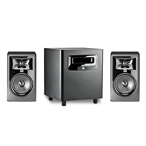 JBL 2.1 Studio Bundle With 305P MkII 5" Powered Studio Monitor Pair & LSR310S 10" Powered Studio Subwoofer