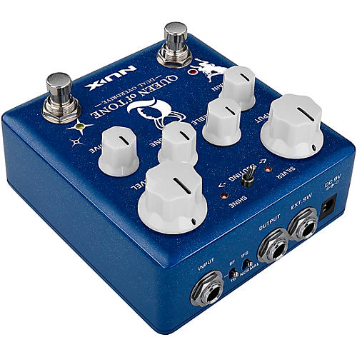 NUX NDO-6 Queen of Tone Dual Overdrive Effects Pedal Blue