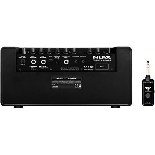 NUX Mighty Space Wireless Battery-Powered 30W Combo Amp Black