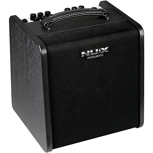 NUX Stageman II AC-60 60W Acoustic Guitar Amp With Drum Loop and Bluetooth Black