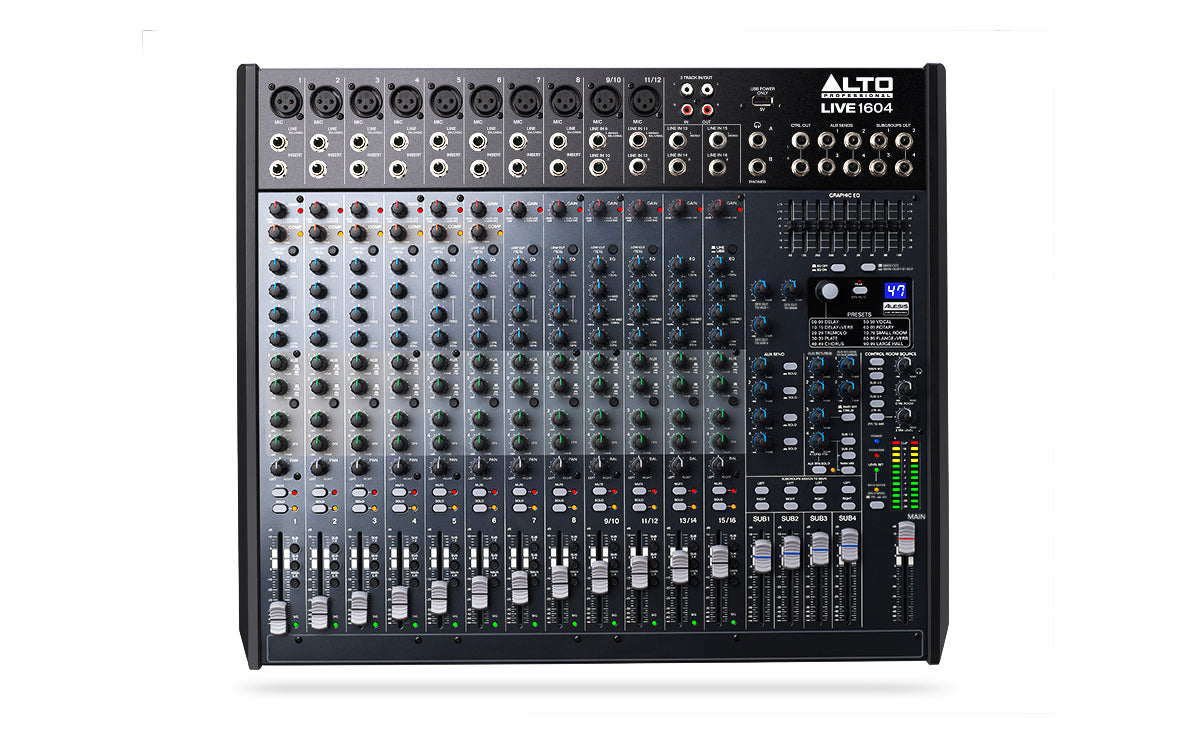 ALTO LIVE 1604 16-CHANNEL MIXER – Royelite