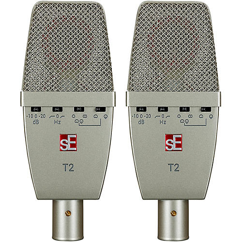 sE Electronics SE-T2-PAIR Matched Pair of T2 Large Diaphragm Condenser Mics