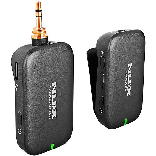 NUX B-7PSM 5.8 GHz Wireless in-Ear Monitoring System, Charging Case Included, Stereo Audio transmitter Black