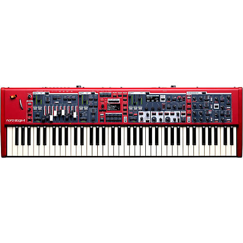 Nord Stage 4 Compact 73-Key Keyboard With Z Stand and Nord Single Pedal