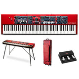 Nord Stage 4 88-Key Keyboard With Nord Soft Case, Triple Pedal and Stand EX