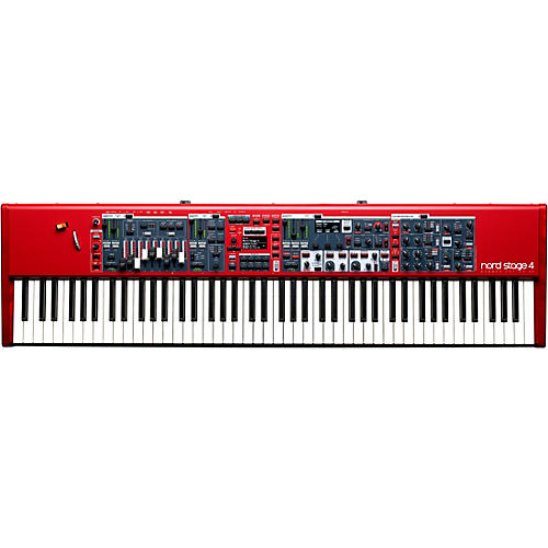 Nord Stage 4 88-Key Keyboard With Z Stand and Nord Single Pedal