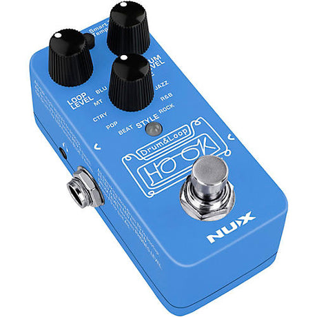 NUX HOOK Drum and Loop Mini Effects Pedal Blue