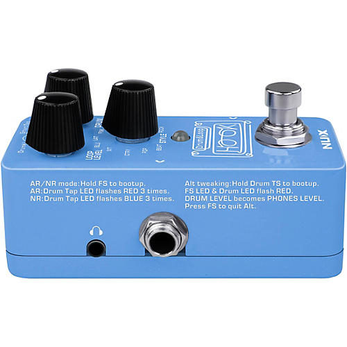 NUX HOOK Drum and Loop Mini Effects Pedal Blue