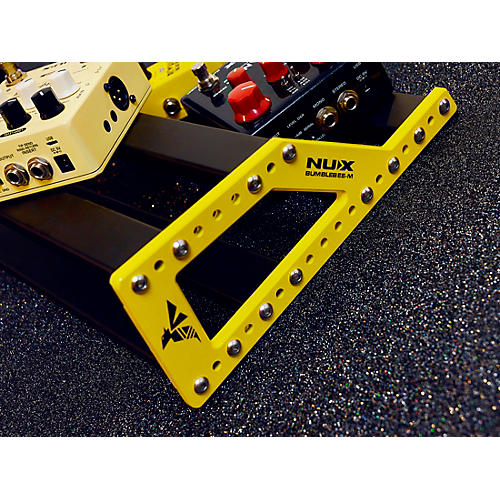 NUX Bumblebee Small Pedalboard With Carry Bag Small Black and Yellow