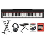 Yamaha P-225 88-Key Digital Piano Black Beginner Package