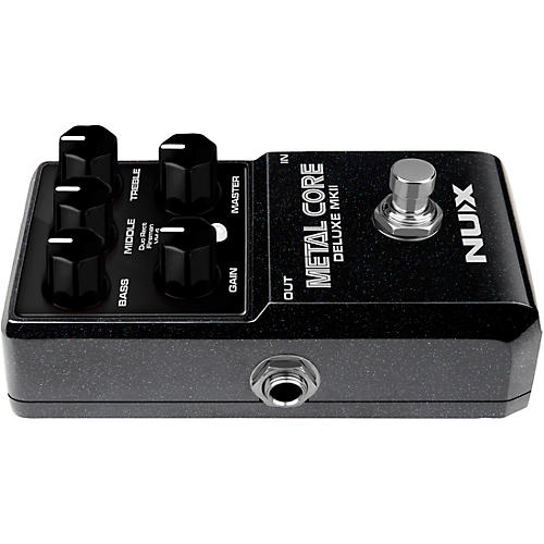 NUX Metal Core Deluxe MKII Hi Gain Distortion with 3 Amps/IR's True Bypass Effects Pedal Black