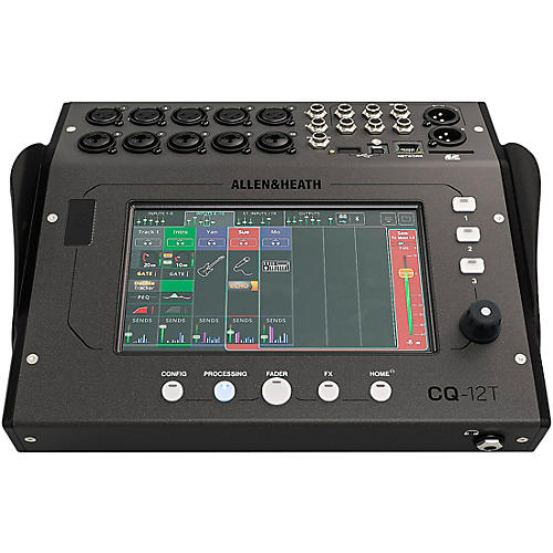 Allen & Heath CQ-12T Digital Mixer Bundle With Padded Soft Case and Rackmount Kit