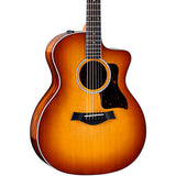 Taylor 214ce DLX Ziricote Special-Edition Grand Auditorium Acoustic-Electric Guitar Shaded Edge Burst