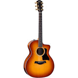 Taylor 214ce DLX Ziricote Special-Edition Grand Auditorium Acoustic-Electric Guitar Shaded Edge Burst