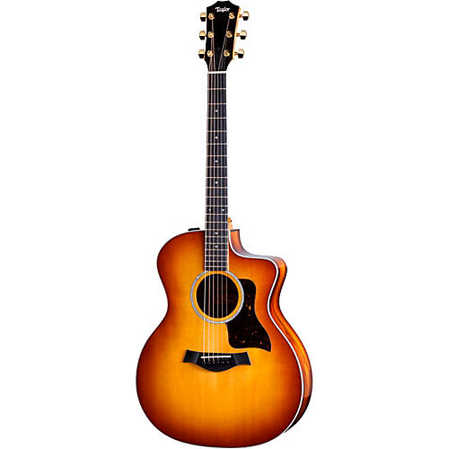 Taylor 214ce DLX Ziricote Special-Edition Grand Auditorium Acoustic-Electric Guitar Shaded Edge Burst