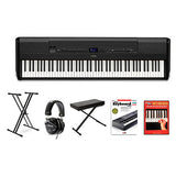 Yamaha P-525 88-Key Digital Piano Package Black Beginner Package