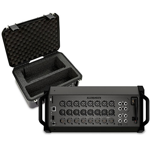 Allen & Heath CQ-20B Digital Mixer Bundle With SKB iSeries Case