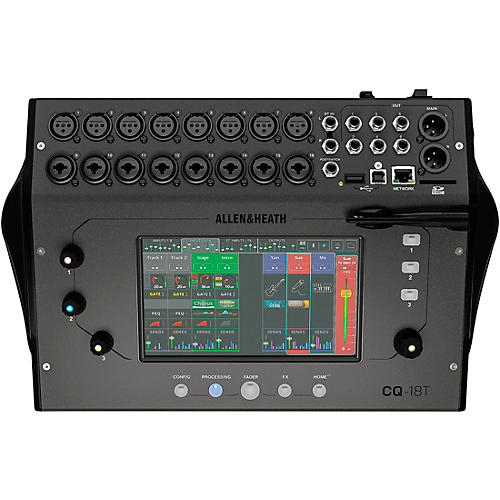 Allen & Heath CQ-18T Digital Mixer Bundle With SKB iSeries Case