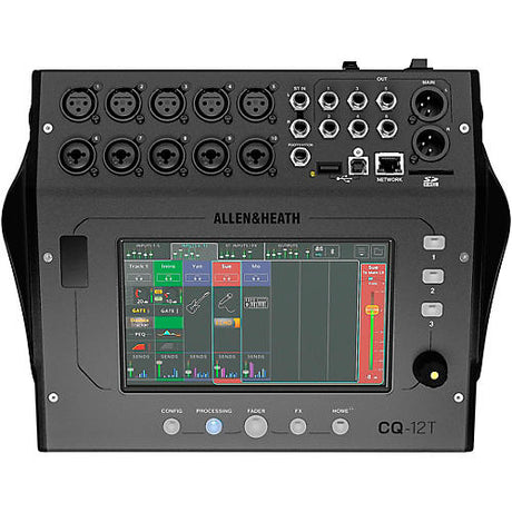 Allen & Heath CQ-12T Digital Mixer Bundle With SKB iSeries Case