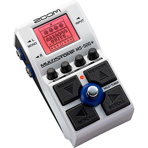 Zoom MS-50G+ Multistomp Guitar Effects Pedal White