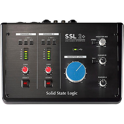 Solid State Logic SSL USB Audio Interface with AVID Pro Tools Artist Perpetual License SSL 2+