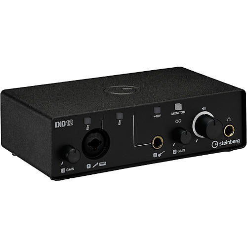 Steinberg IXO12 Audio Interface with One Mic Preamp Black