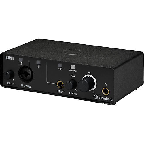 Steinberg IXO12 Audio Interface with One Mic Preamp Black