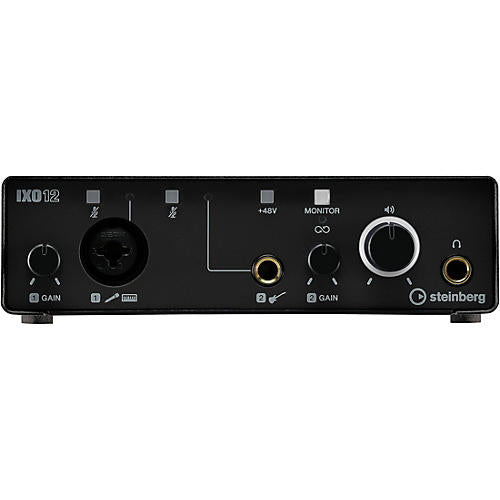 Steinberg IXO12 Audio Interface with One Mic Preamp Black