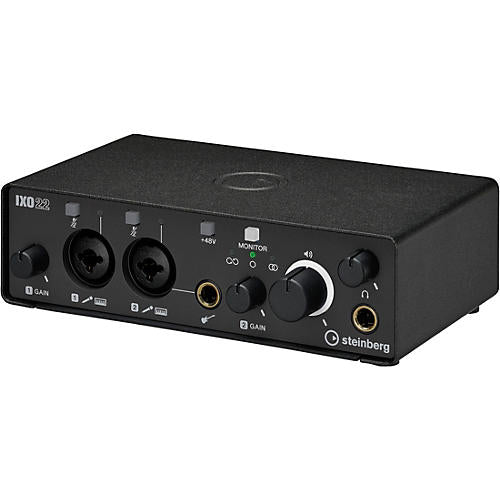 Steinberg IXO22 Audio Interface with Two Mic Preamps Black