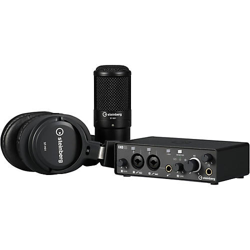 【未使用新品】STEINBERG / IXO22 B ブラック Steinberg IXO22 B Recording Pack with Mic & Headphones – Royelite