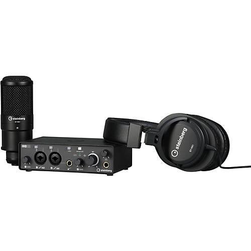 Steinberg IXO22 B Recording Pack with Mic & Headphones – Royelite