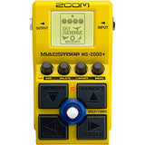 Zoom MS-200D+ Multi-Stomp Distortion Effects Pedal Yellow