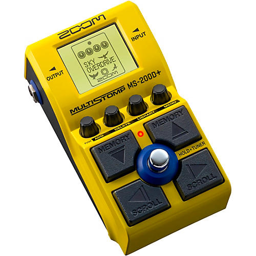 Zoom MS-200D+ Multi-Stomp Distortion Effects Pedal Yellow