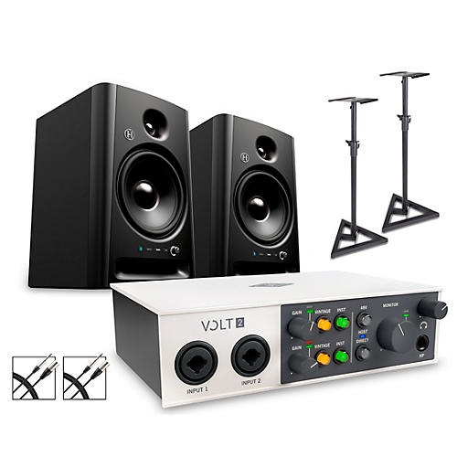 Universal Audio Volt 276 with KRK ROKIT G5 Studio Monitor Pair & S10 Subwoofer (Stands & Cables Included) ROKIT 8