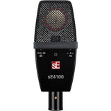 sE Electronics sE 4100 Large Diaphragm Cardioid Condenser Microphone w/Mount and Case Black