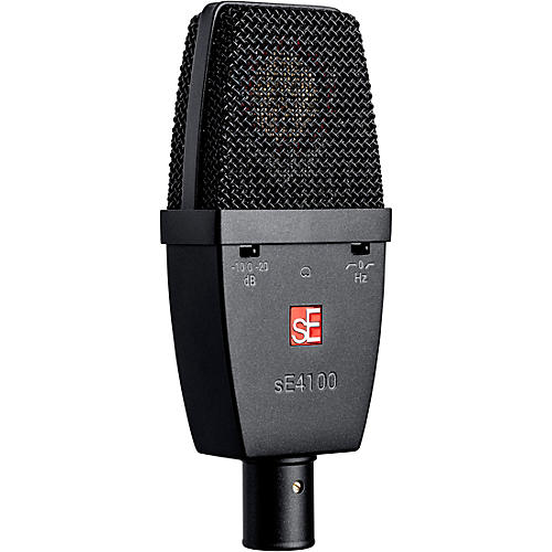 sE Electronics sE 4100 Large Diaphragm Cardioid Condenser Microphone w/Mount and Case Black