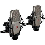 sE Electronics SE T1-PAIR Factory Matched Pair of T1 Large Diaphragm Condenser Microphones w/Mount and Case Titanium