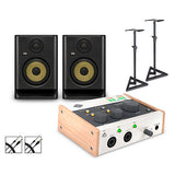 Universal Audio Volt 2 with KRK ROKIT G5 Studio Monitor Pair (Stands & Cables Included) ROKIT 8