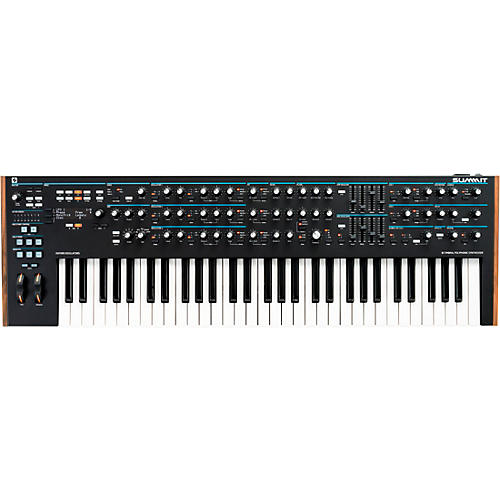 Novation Summit 16-Voice Polyphonic Synthesizer Travel Bundle