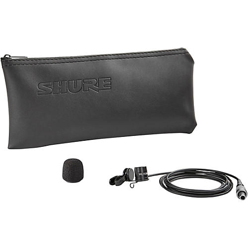 Shure WL183MB/O-LM3 Omnidirectional Condenser Lavalier w/ LEMO Termination Black